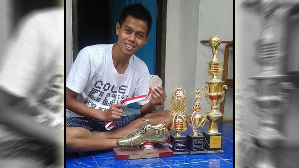 ​Hapidin, mantan top skorer Divisi I Liga Indonesia 2014. Copyright: facebook